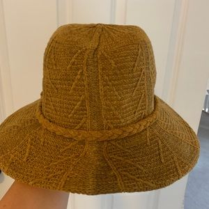 Fall Boho Hat in Mustard Brown